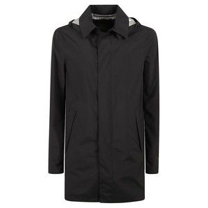 Herno Black Coat With Hood - NWT